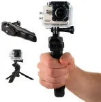 Kinnitus mini statiiviga GoPro SJCAM action-kaameratele, must