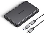 Orico DDL25-C3 2.5" HDD|SSD USB-C 5Gb|s ketta&uuml;mbris - Must