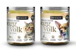 Vitamin-enriched supplementary food - DR Malou, Freeze-dried quail egg yolk for cats and dogs 100g