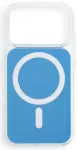Clear Fusion Cover telefoni &uuml;mbris MagSafe toega iPhone 17 Pro | iPhone 18 Pro sinine