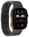 Puro TITAN nutikella rihm Apple Watch (42/44/45/49 mm) jaoks | roostevaba teras | must