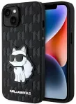 Karl Lagerfeld KLHCP14SSAKHPCK Saffiano Monogram Choupette telefoni &uuml;mbris iPhone 14 must (kass)
