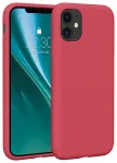 Etteri silikoon&uuml;mbris telefonile iPhone 11, vaarika v&auml;rvi