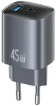 USAMS CC290 v&otilde;rgulaadija | 45W | PD, QC, GaN | USB-A, USB-C | hall