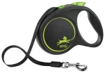 Automaatne rihm koertele &ndash; Trixie Flexi BLACK DESIGN, tape leash, L: 5 m, green