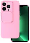Camshield Soft telefoni &uuml;mbris iPhone 13 Pro roosa (kaamera kaitsega)