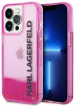 Karl Lagerfeld KLHCP14LLCKVF iPhone 14 Pro 6,1" r&oacute;żowy|pink hardcase Liquid Glitter Elong