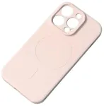 Silicone Case telefoni &uuml;mbris MagSafe toega iPhone 15 Plus roosa
