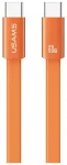 USAMS U96 andmeedastus- ja laadimiskaabel | USB-C kuni USB-C | 60W | 1.2m | oranž