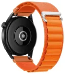 Forcell F-Design nutikella rihm Samsung Galaxy Watch (22 mm) jaoks | nailonist | oranž