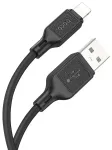 Hoco X90 andmeedastus- ja laadimiskaabel | USB-A kuni Lightning | 12W | 1m | must