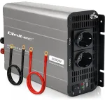 Qoltec MS Wave pingemuundur | 12V kuni 230V | 2500/5000W | USB | &Uuml;hildub LiFePO4, GEL ja AGM akudega