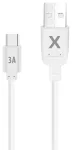 Maxlife andmeedastus- ja laadimiskaabel | USB-A kuni USB-C | 15W | 2m | valge