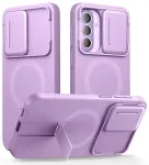 Tech-Protect Kevlar Aura telefoni &uuml;mbris alusega ja MagSafe toega Samsung Galaxy A57 (A576) lilla (kaamera kaitsega)
