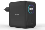 X-One ChargeGo reisilaadija | 100W | GaN | USB-C | must