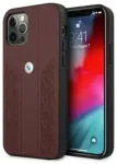 &Uuml;mbris BMW BMHCP12MRSPPR iPhone 12|12 Pro 6,1" punane hardcase Leather Curve Perforate