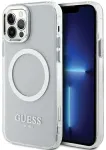 Guess GUHMP12MHTRMS Metal Outline telefoni &uuml;mbris MagSafe toega iPhone 12 | iPhone 12 Pro h&otilde;bedane