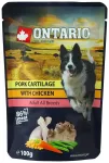 Konservid koertele : Ontario Dog Pork Cartilage with Chicken in Broth, 100 g