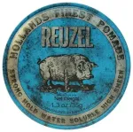 Blue Strong Hold Water Soluble Pomade by Reuzel for Men - 1.3 Oz Pomade