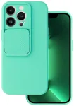Camshield Soft telefoni &uuml;mbris iPhone 13 Pro roheline (kaamera kaitsega)