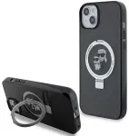 Karl Lagerfeld KLHMP15MHMRSKCK iPhone 15 Plus | 14 Plus 6.7"czarny|black hardcase Ring Stand Karl&Choupettte MagSafe