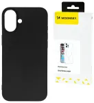 Wozinsky Liquid Silicone telefoni &uuml;mbris MagSafe toega Samsung Galaxy S24 FE (S721) must