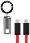 Tactical OODA Loop andmeedastus- ja laadimiskaabel | USB-C kuni USB-C | 60W | punane