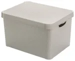 Kast kaane ja k&auml;epidemega Deco Stockholm L 39,5x29,5x23,5cm Dots