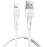 REMAX LEYA SERIES RC-C093 andmeedastus- ja laadimiskaabel | USB-A kuni Lightning | 12W | valge
