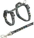 Rakmed ja jalutusrihm kassipoegadele - Trixie Kitten harness with lead, nailon, 21&ndash;33 cm / 8 mm, 1.20 m