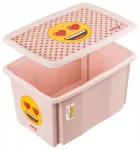 Karp kaanega 45L Karolina &ldquo;Emoji Hearts&rdquo; 55.5x40x30cm roosa