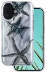 Ultra Trendy Summer telefoni &uuml;mbris iPhone 16 mitmev&auml;rviline (merit&auml;ht) (starfish)