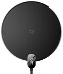 Baseus Digital LED juhtmevaba laadija | Qi | 15W | must