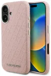 Karl Lagerfeld FW Stamped Karl telefoni &uuml;mbris MagSafe toega iPhone 16 roosa