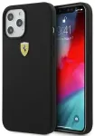 Ferrari FESSIHCP12LBK iPhone 12 Pro Max 6,7" must k&otilde;va tagakaas On Track Silicone