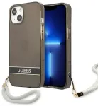 Guess GUHCP13SHTSGSK iPhone 13 mini 5,4" must hardcase Translucent Strap