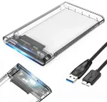 Fusion 2,5" v&auml;line k&otilde;vaketta korpus SATA III | USB 3.0 l&auml;bipaistev