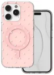 Bubble Dots Mag telefoni &uuml;mbris MagSafe toega iPhone 14 Pro roosa