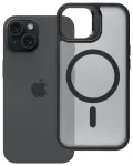 Forcell F-Protect Shadow Stand Premium telefoni &uuml;mbris alusega ja MagSafe toega iPhone 15 must