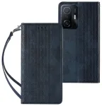Fusion Magnet Strap telefoni &uuml;mbris rihmaga Samsung Galaxy A23 5G (A236) sinine