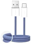 Puro Fabrik 2.0 andmete edastamise ja laadimise kaabel | USB-A kuni USB-C | 10W | 1.5m | sinine