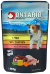 Konservid koertele : Ontario Dog Liver with Chicken in Broth, 100g