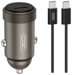 XO CC70 autolaadija | 30W | PD | USB-C | USB-C kuni USB-C kaabliga komplektis | must