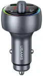 Car charger USAMS CC328 30W 1xUSB-A 1xUSB-C Bluetooth FM tarnish