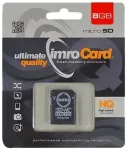 Imro memory card 8GB microSDHC cl. 10 + adapter