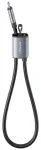 USAMS U97 andmeedastus- ja laadimiskaabel | USB-C kuni USB-C | 60W | 0.3m | h&otilde;bedane