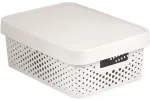 Recycled box with lid Infinity Recycled 11L 36x27x14cm white