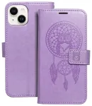 MEZZO dreamcatcher raamatut&uuml;&uuml;pi telefoni &uuml;mbris iPhone 14 lilla