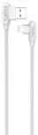 MX Corner andmeedastus- ja laadimiskaabel | USB-A kuni Lightning | 12W | 1m | valge