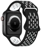 Beline New Sport nutikella rihm Apple Watch (42/44/45/49 mm) jaoks | silikoonist | must/valge